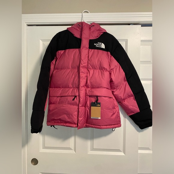 Mens THE NORTH FACE HMLYN Down Parka Jacket Red Violet - Picture 15 of 15